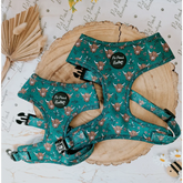 Happy Highland Cow Dog Harness